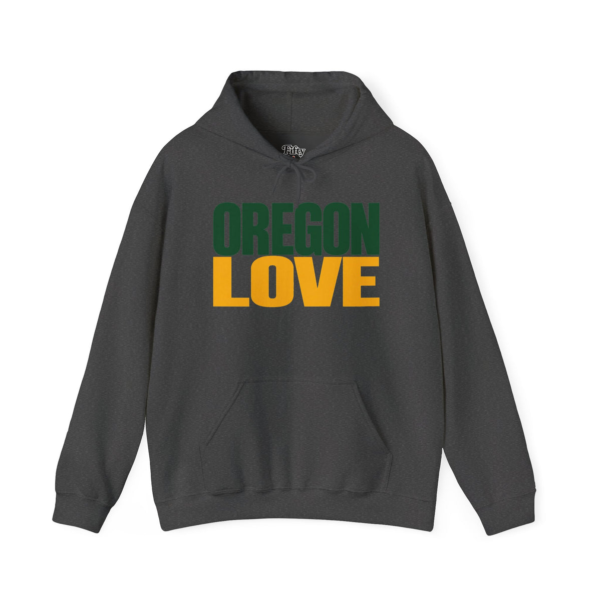 Oregon Love Unisex Hoodie State Name Graphic