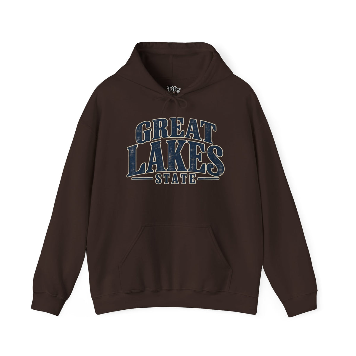 Michigan Great Lakes State Unisex Hoodie State Name Graphic