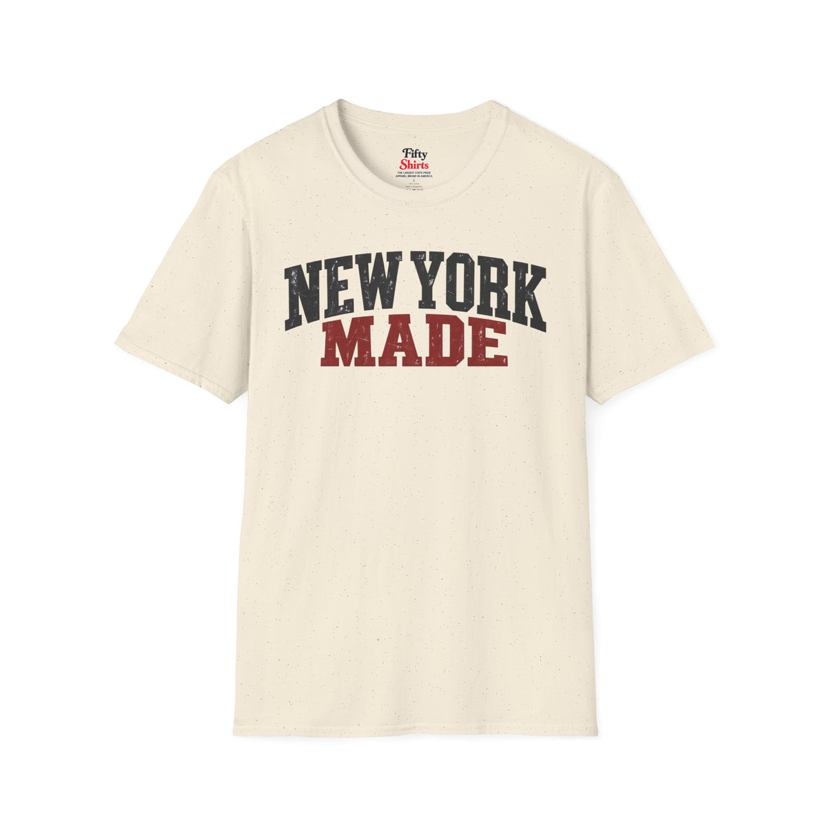 New York Made Unisex Softstyle T Shirt State Name Graphic Tee