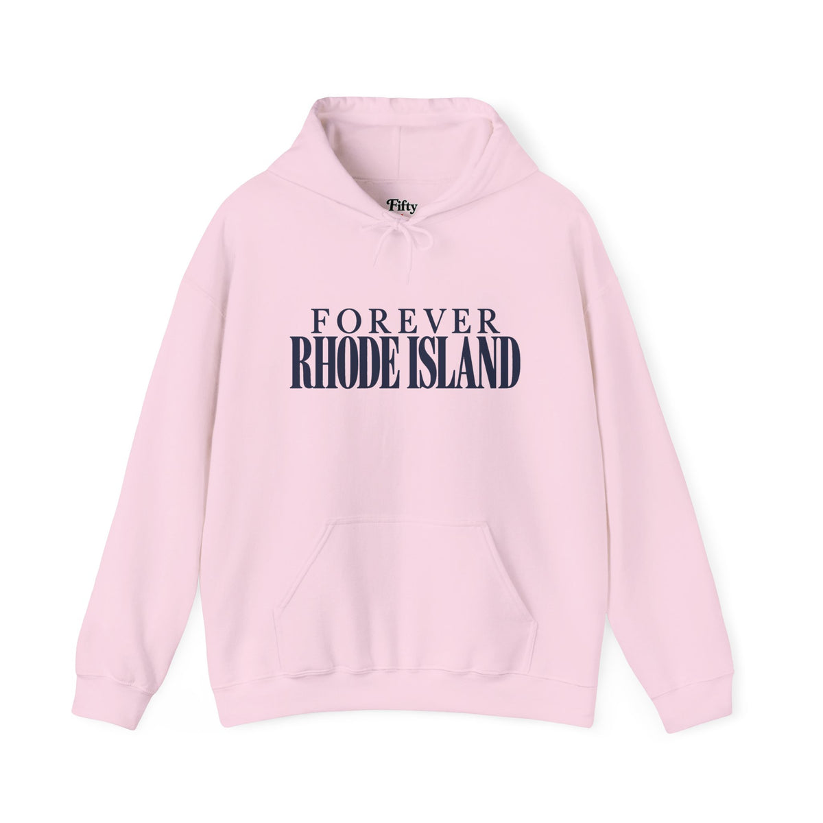 Forever Rhode Island Unisex Hoodie State Name Graphic