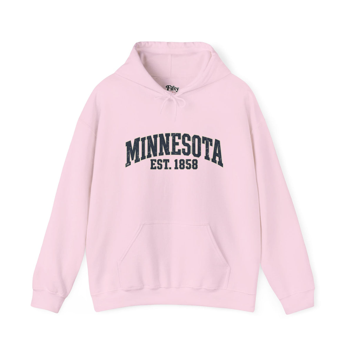 Minnesota Est 1858 Unisex Hoodie State Name Graphic