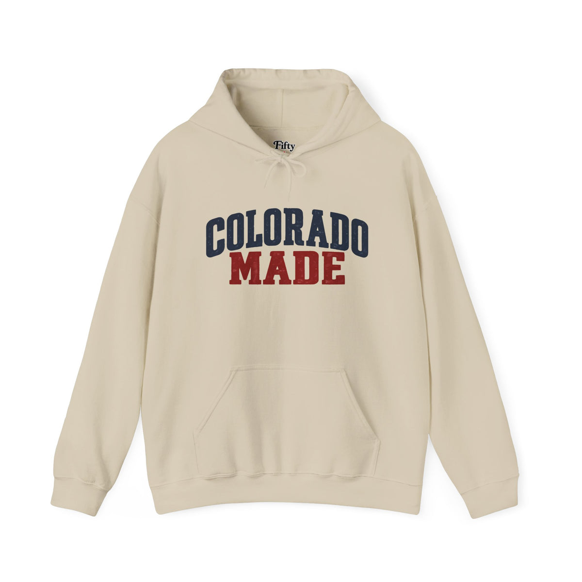 Colorado Made Unisex Hoodie State Name Graphic