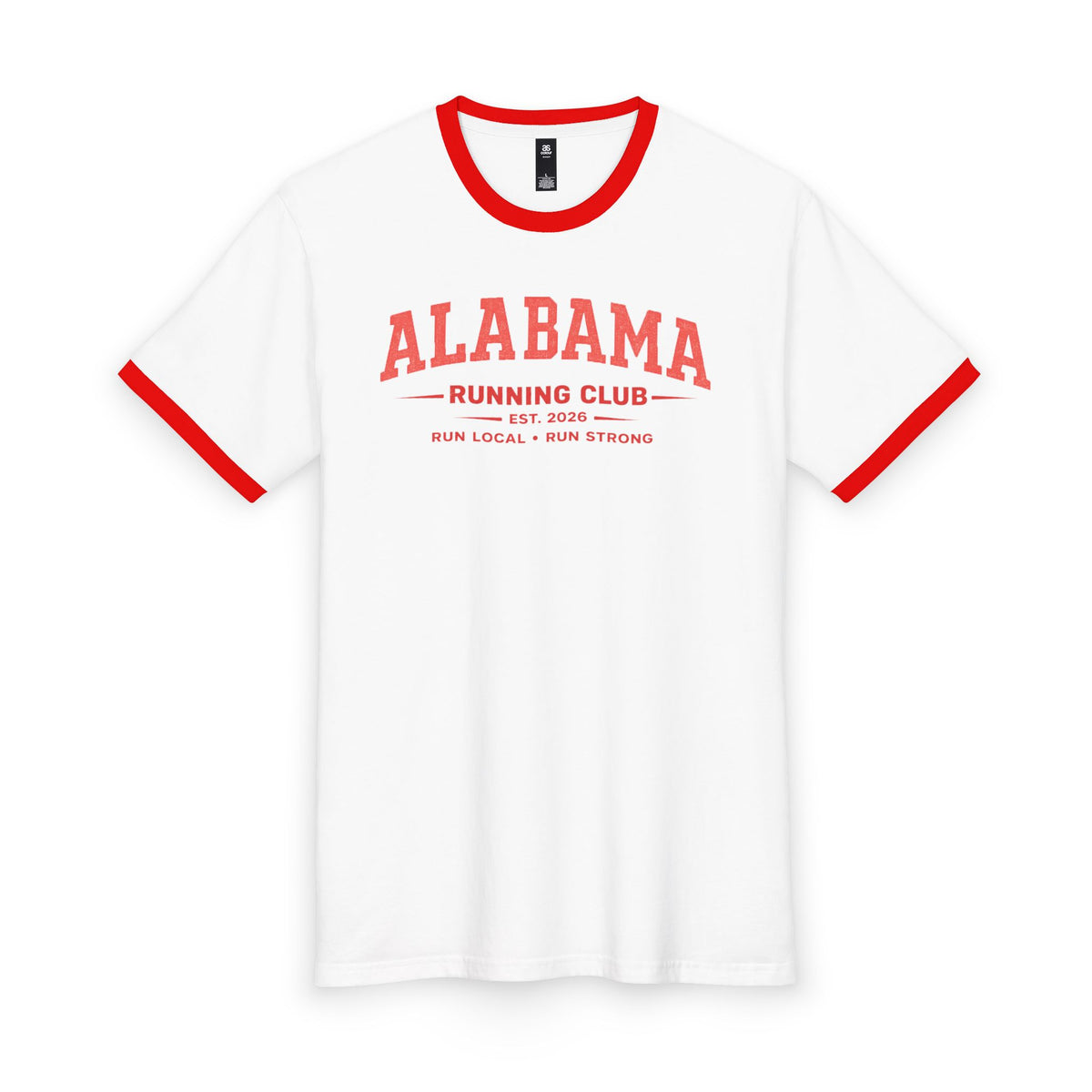 Alabama Running Club 2026 All State Men's Staple Ringer Tee