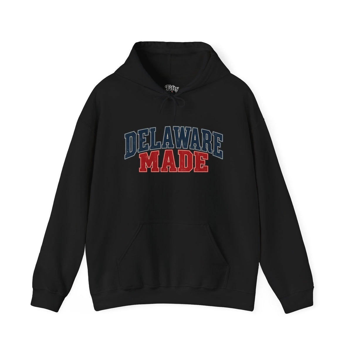 Delaware Made Unisex Hoodie State Name Graphic