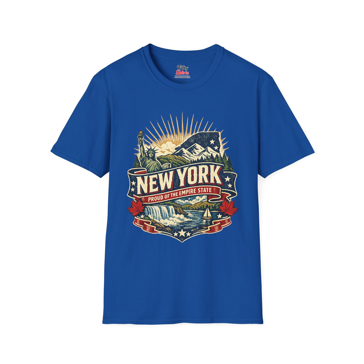 New York Pride Unisex Softstyle T Shirt State Pride Graphic Tee Collections FS03