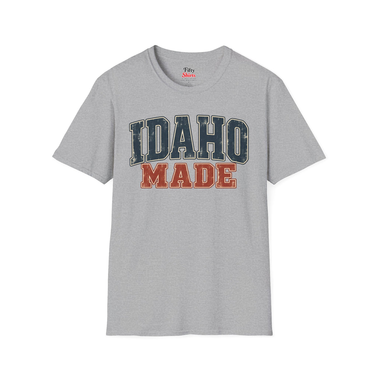 Idaho Made Unisex Softstyle T Shirt State Name Graphic Tee