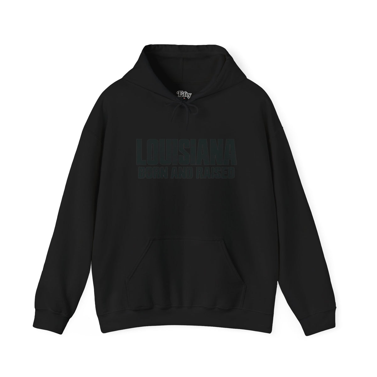 Louisiana Born and Raised Modern Unisex Hoodie Graphic