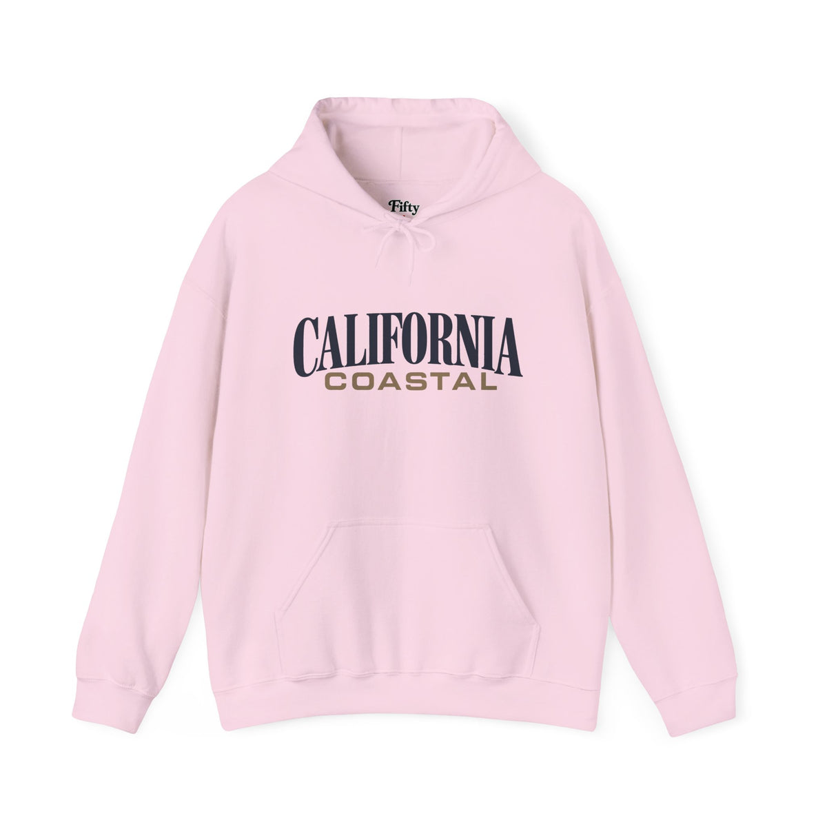California Coastal Unisex Hoodie State Name Graphic