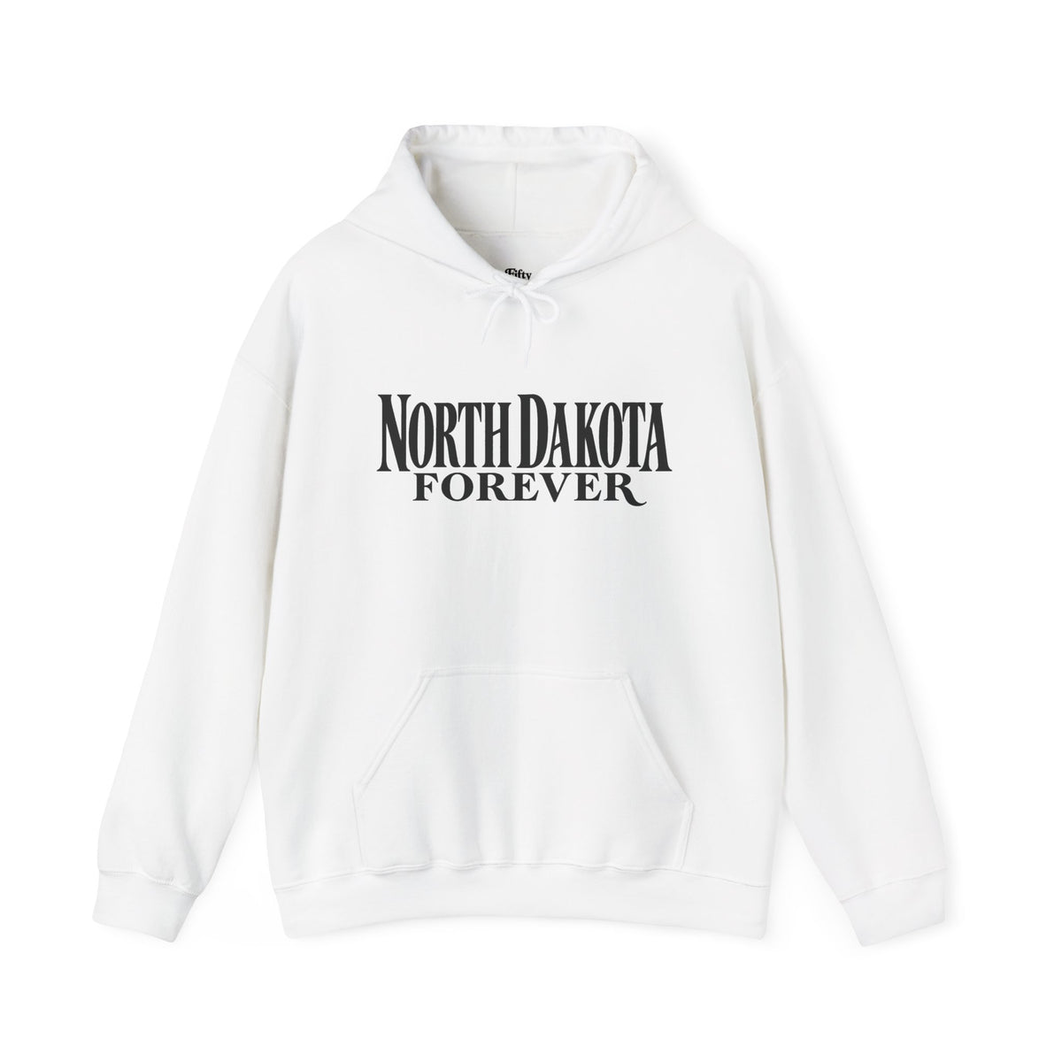 North Dakota Forever Unisex Hoodie State Name Graphic