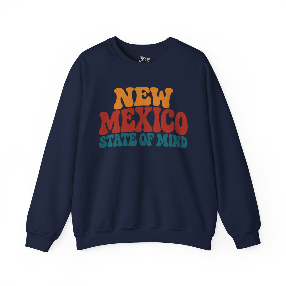 New Mexico State Of Mind Unisex Crewneck Sweatshirt State Name Graphic