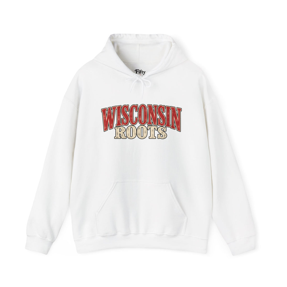 Wisconsin Roots Unisex Hoodie State Name Graphic