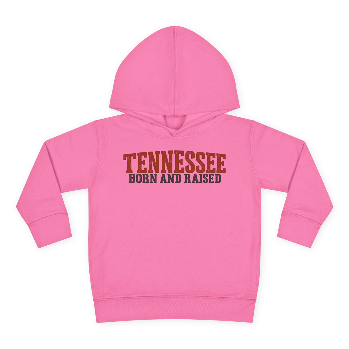 Tennessee Born and Raised Vintage Country Style Unisex Toddler Pullover Fleece Hoodie