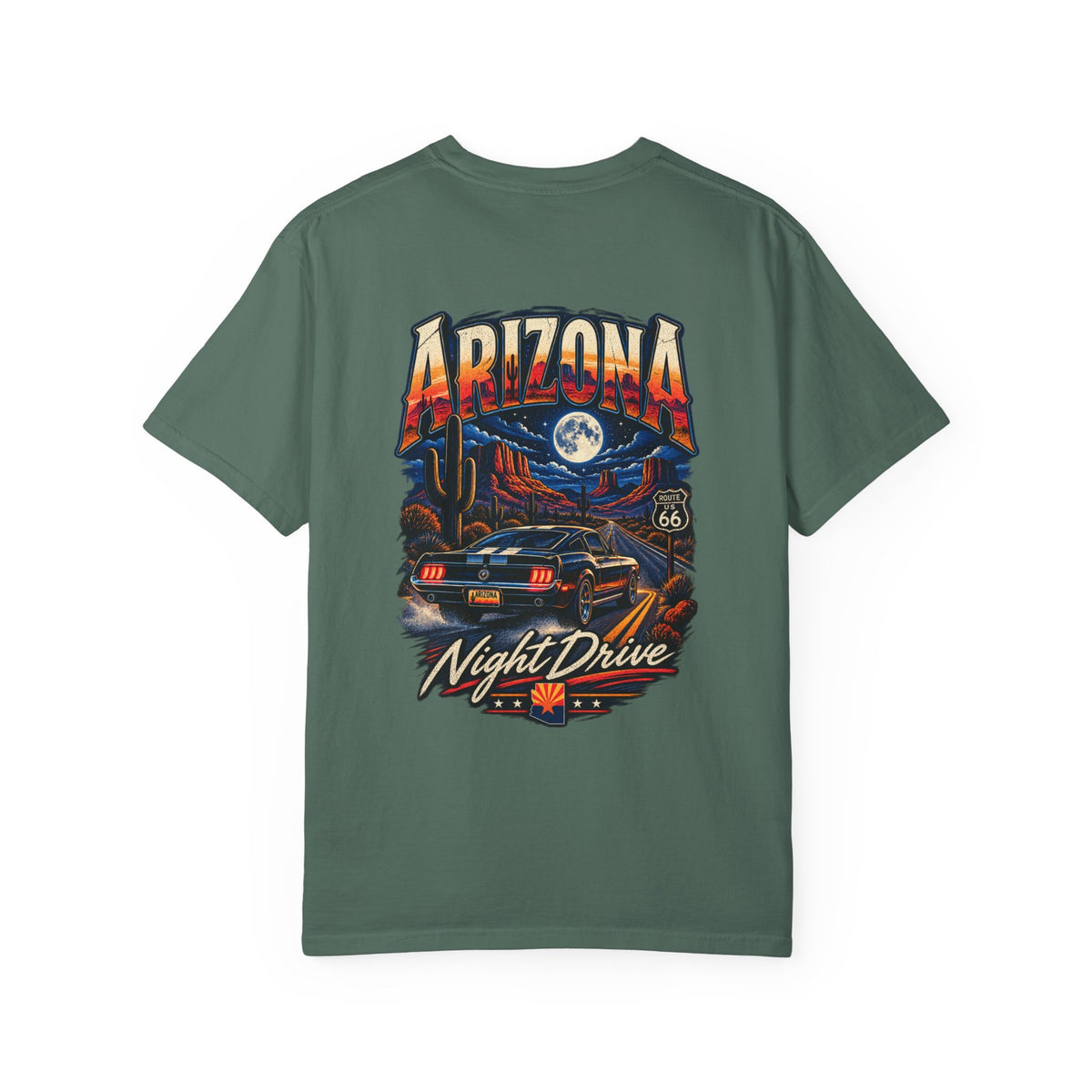 Arizona Night Drive Unisex Comfort Color 1717 Streetwear Graphic Tee