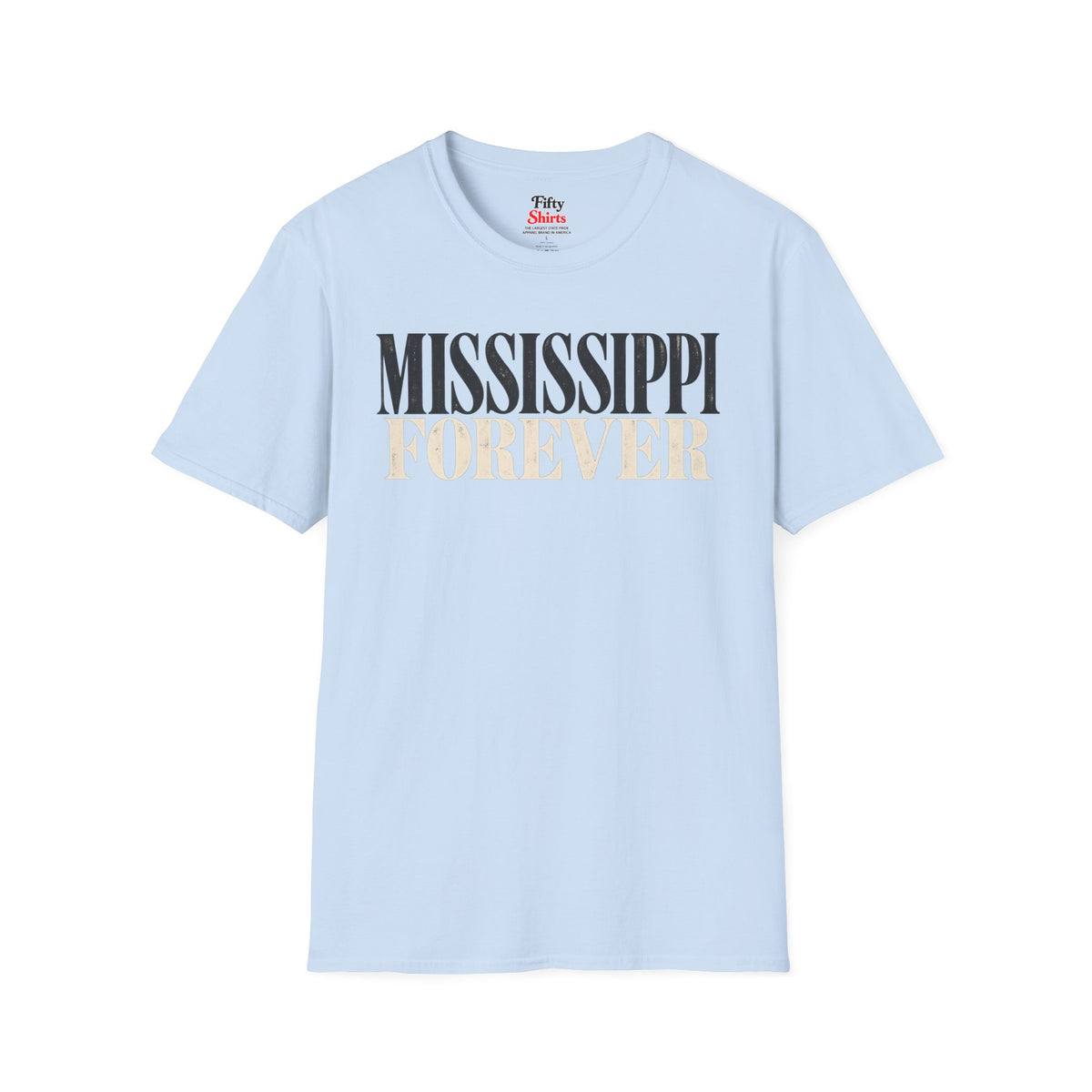 Mississippi Forever Unisex Softstyle T Shirt State Name Graphic Tee