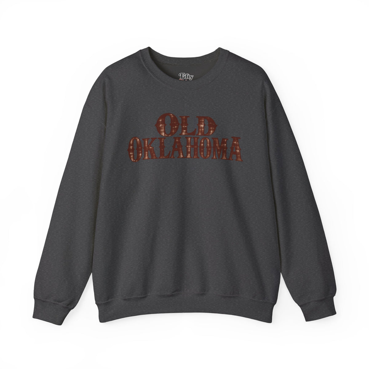 Old Oklahoma Unisex Crewneck Sweatshirt State Name Graphic