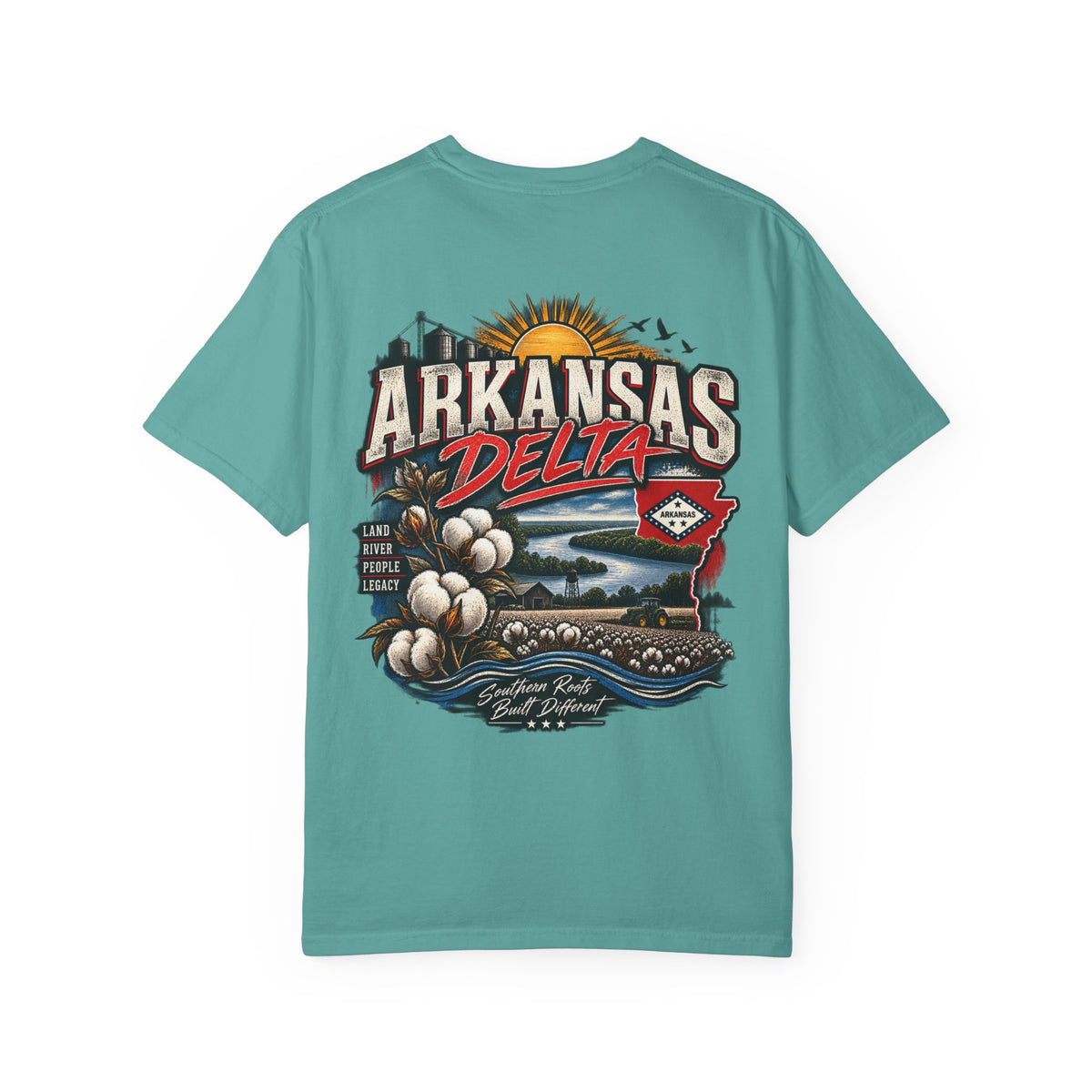 Arkansas Delta Streetwear Unisex Comfort Color 1717 Streetwear Graphic Tee