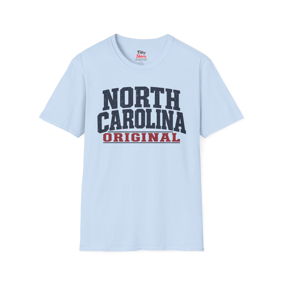 North Carolina Original Unisex Softstyle T Shirt State Name Graphic Tee