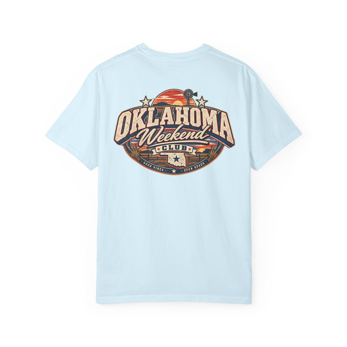Oklahoma Weekend Club Unisex Comfort Color 1717 Streetwear Graphic Tee