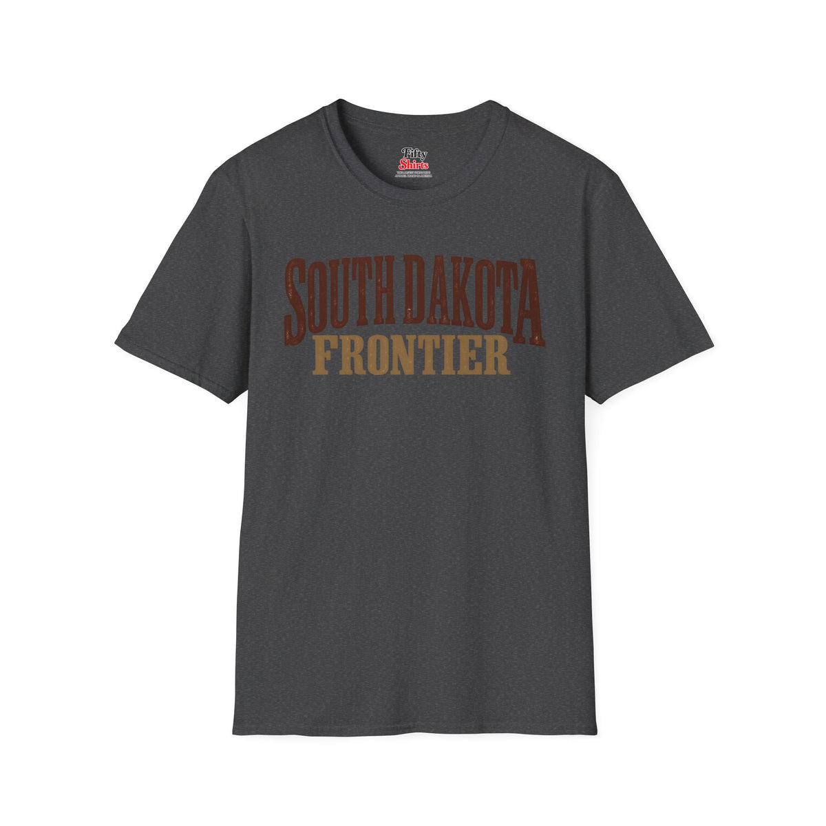South Dakota Frontier Unisex Softstyle T Shirt State Name Graphic Tee