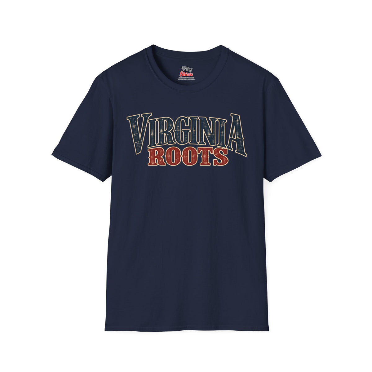 Virginia Roots Unisex Softstyle T Shirt State Name Graphic Tee