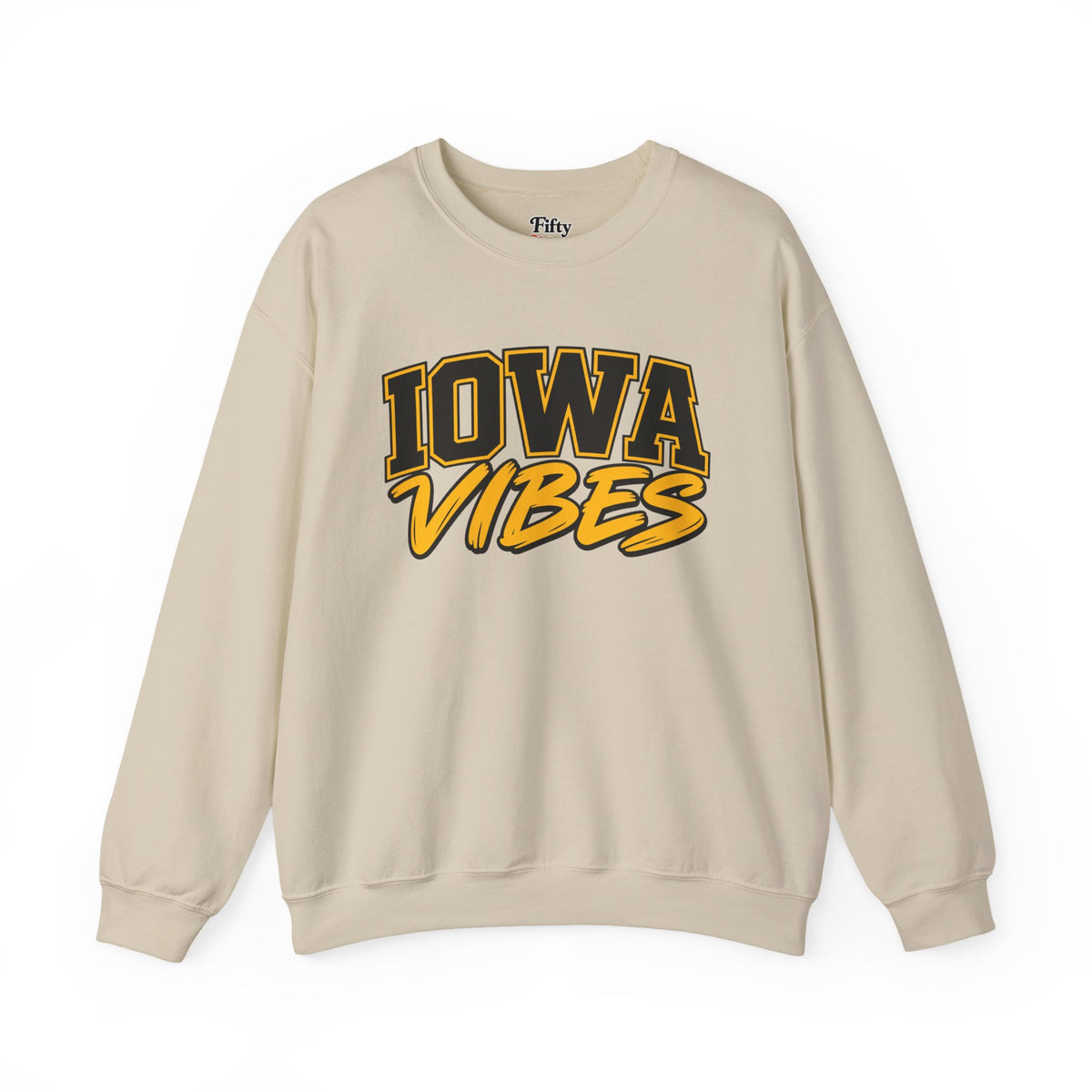 Iowa Vibes Unisex Crewneck Sweatshirt State Name Graphic