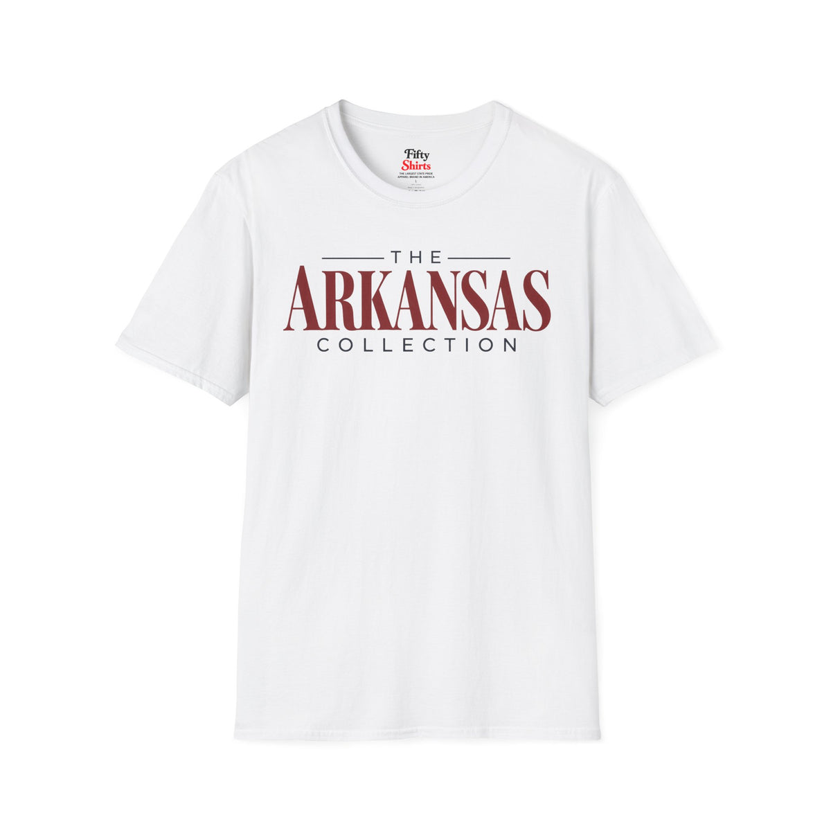 The Arkansas Collection Unisex Softstyle T Shirt State Name Graphic Tee