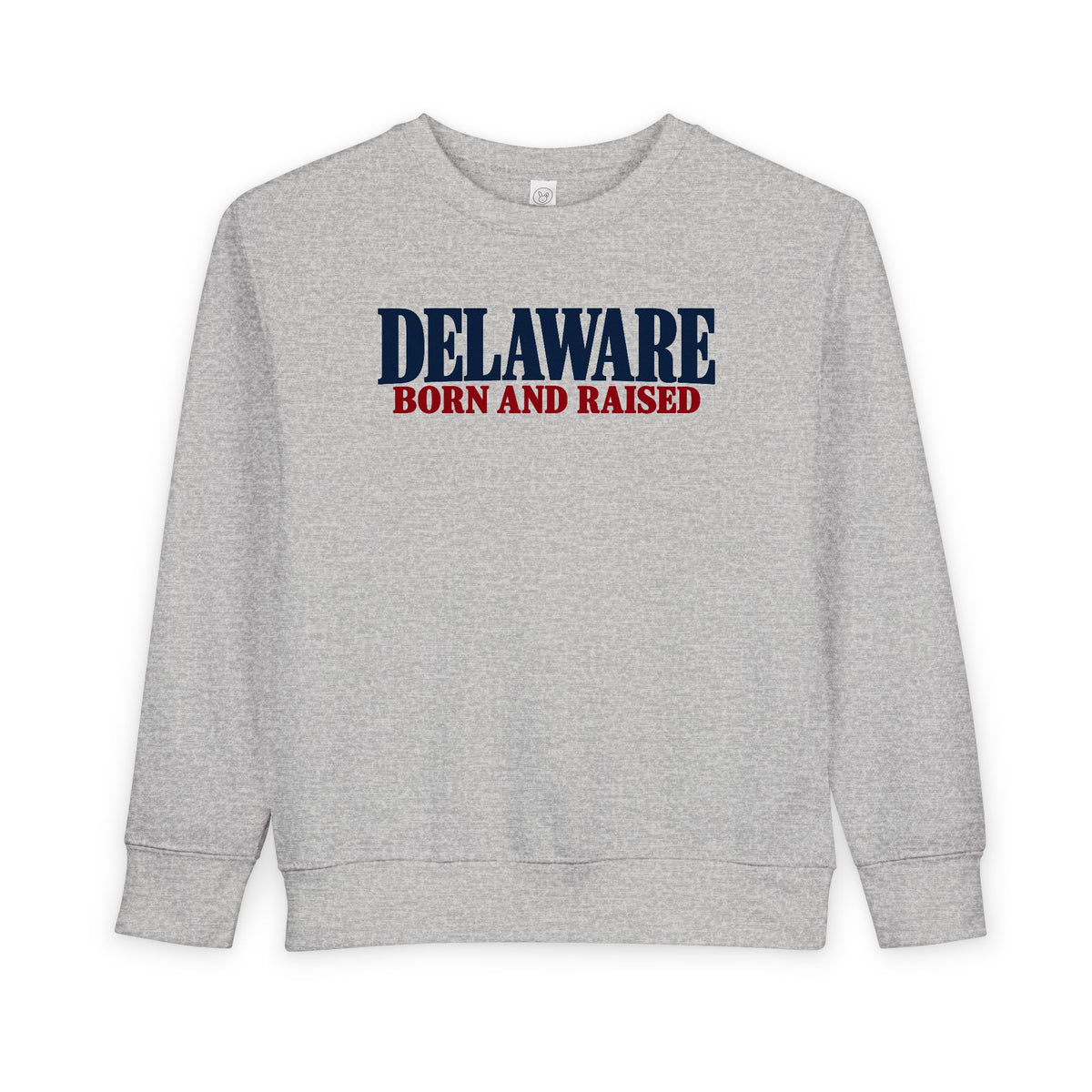 Delaware Born and Raised Premium Heritage Unisex Toddler Sweatshirt