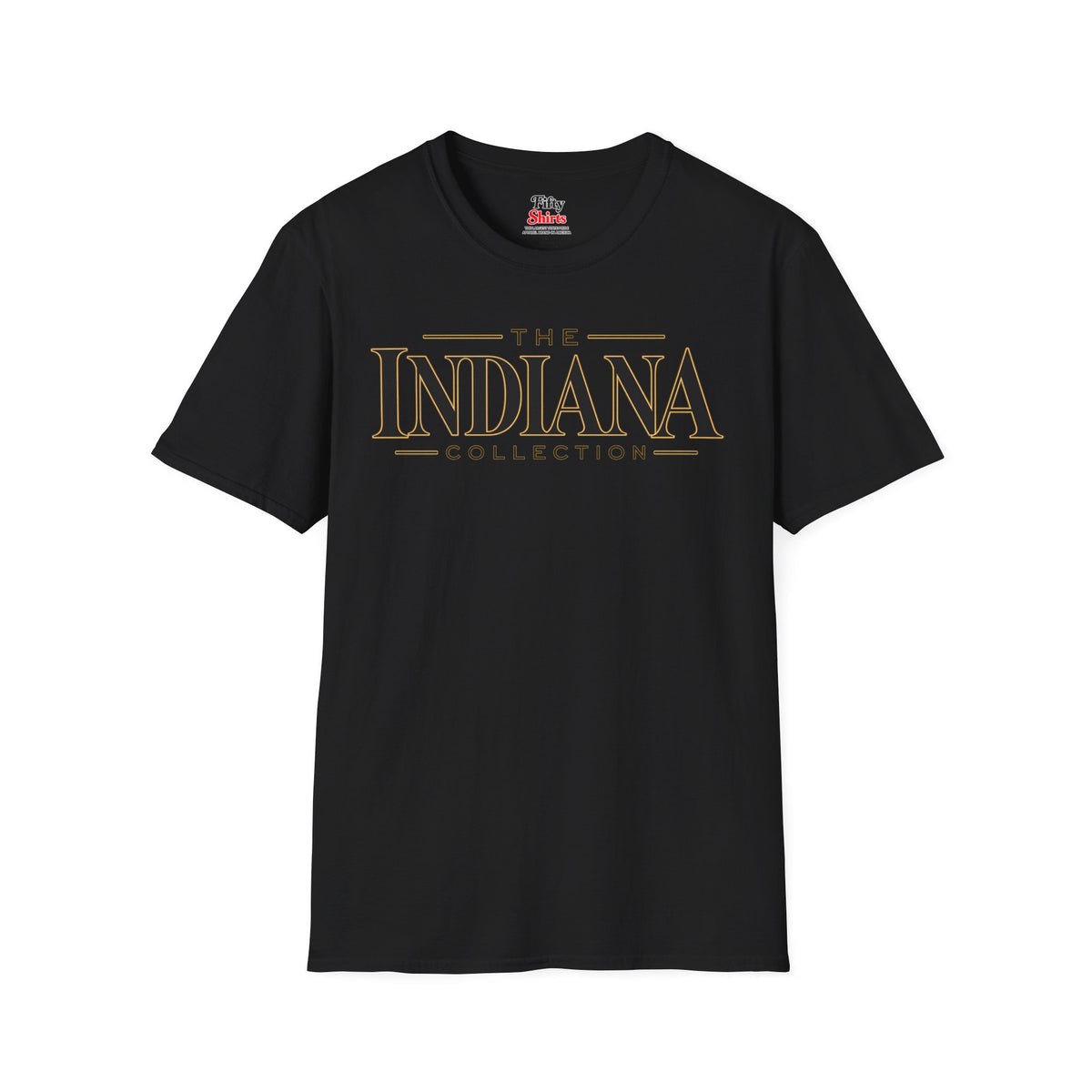 The Indiana Collection Unisex Softstyle T Shirt State Name Graphic Tee