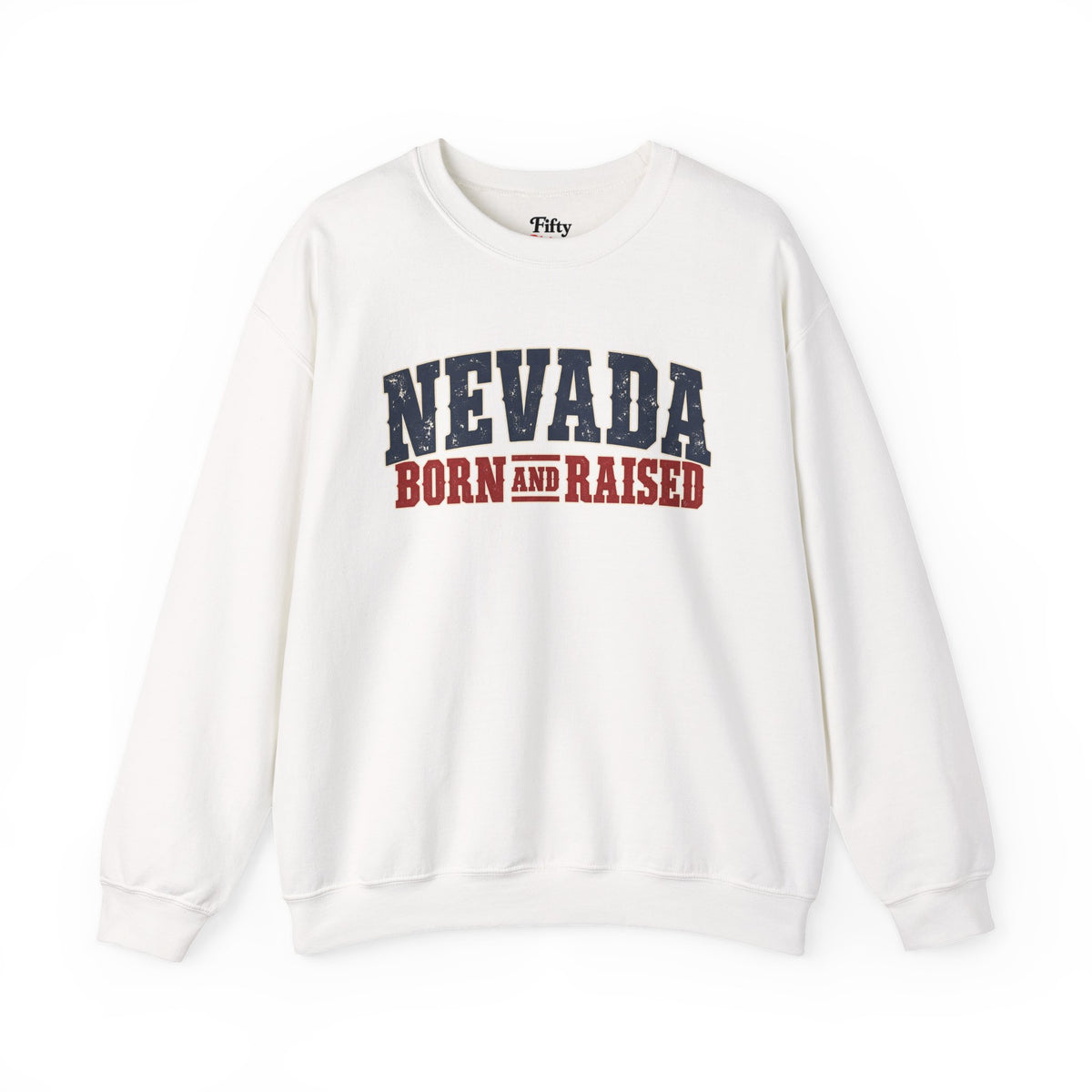 Nevada Born and Raised Vintage Western Workwear Unisex Sweatshirt Graphic