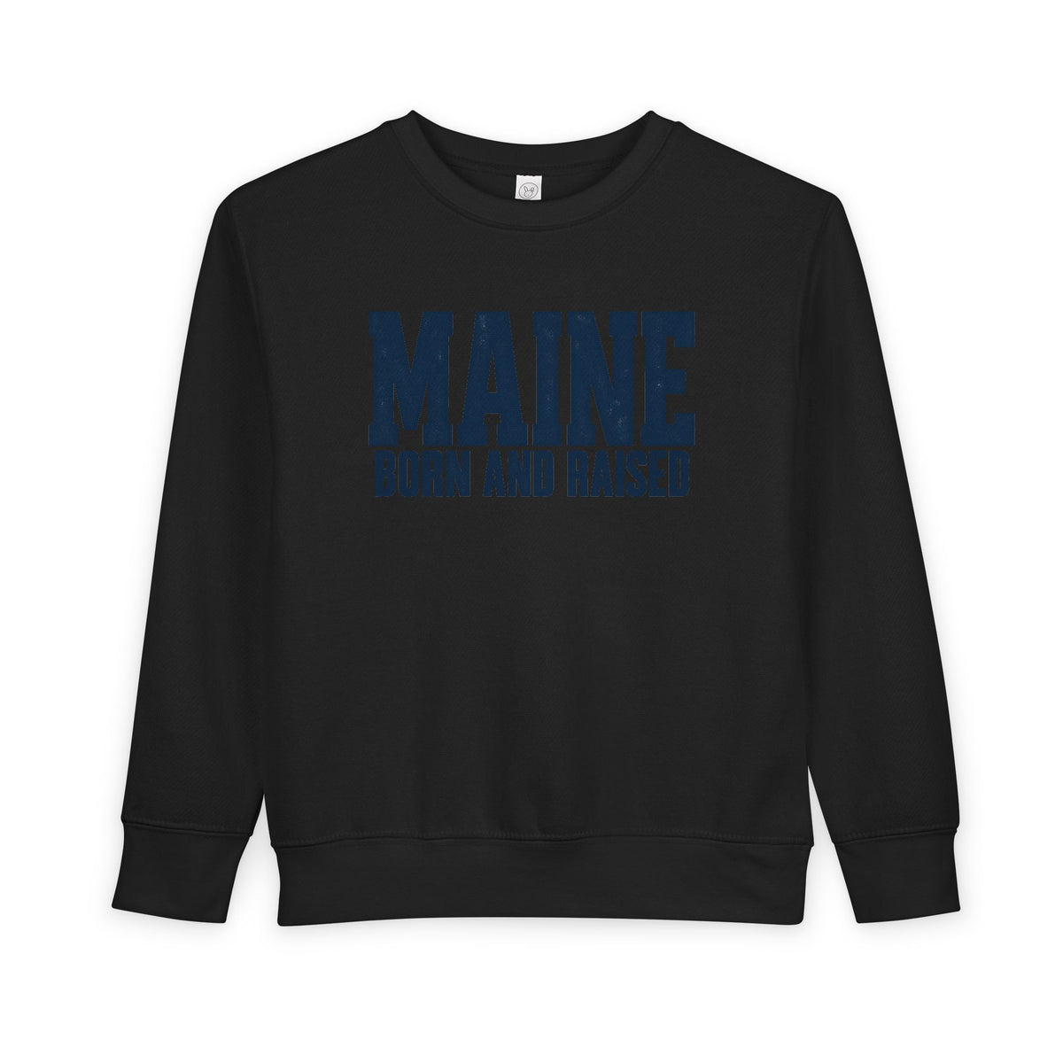 Maine Born and Raised Modern New England Unisex Toddler Sweatshirt