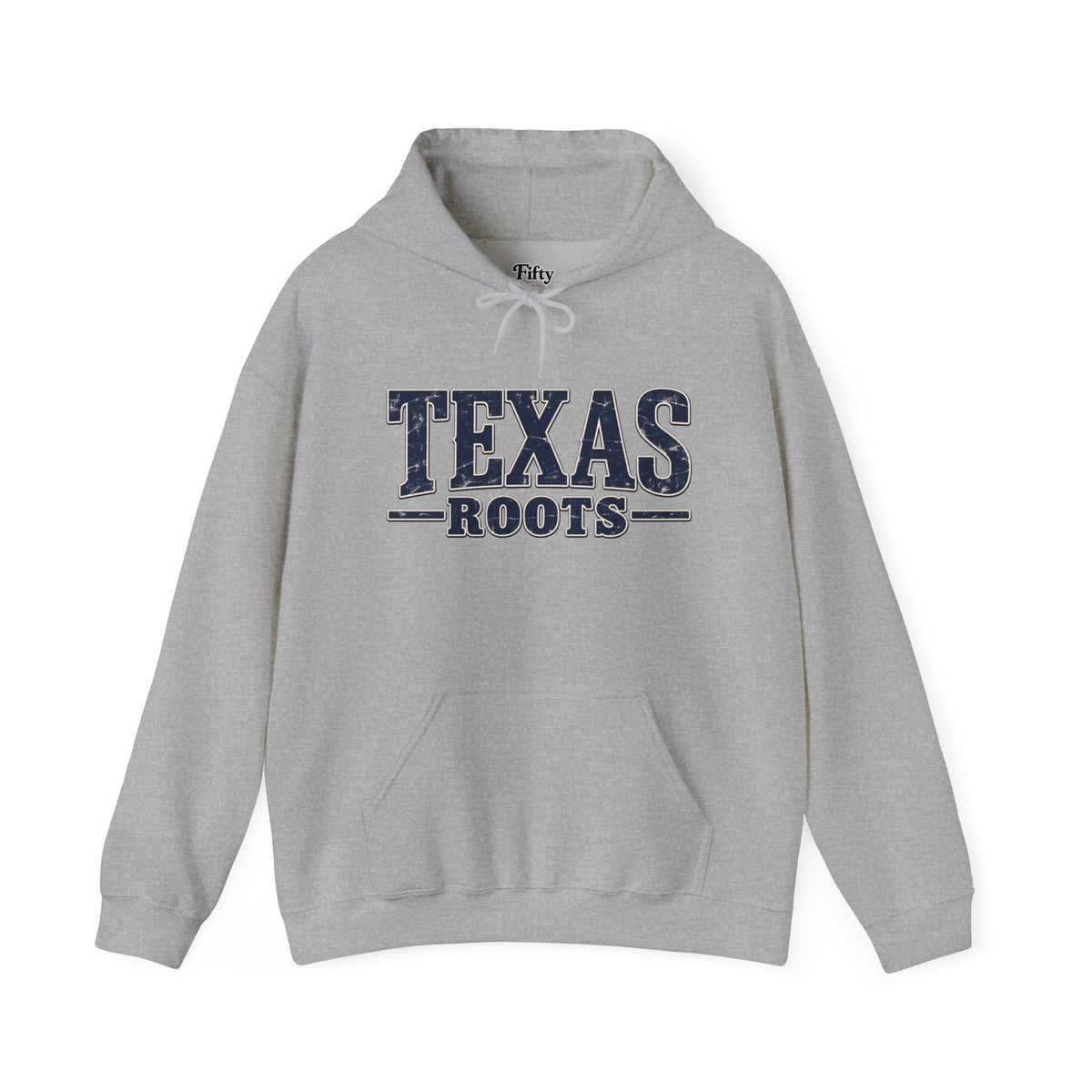 Texas Roots Unisex Hoodie State Name Graphic
