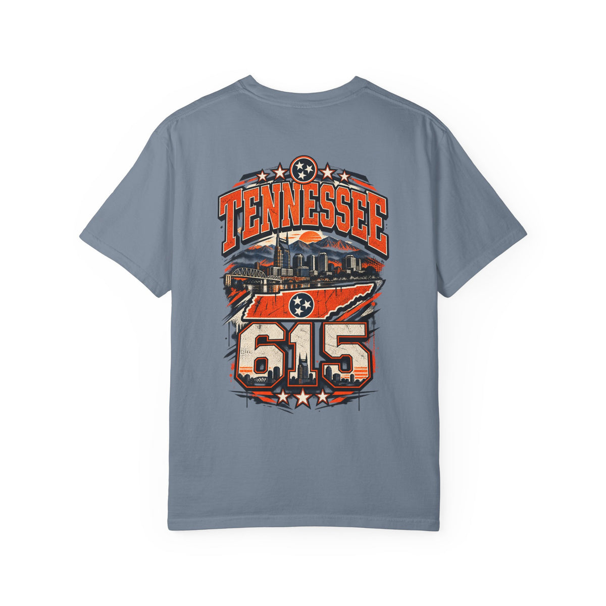 Tennessee 615 Unisex Comfort Color 1717 Streetwear Graphic Tee
