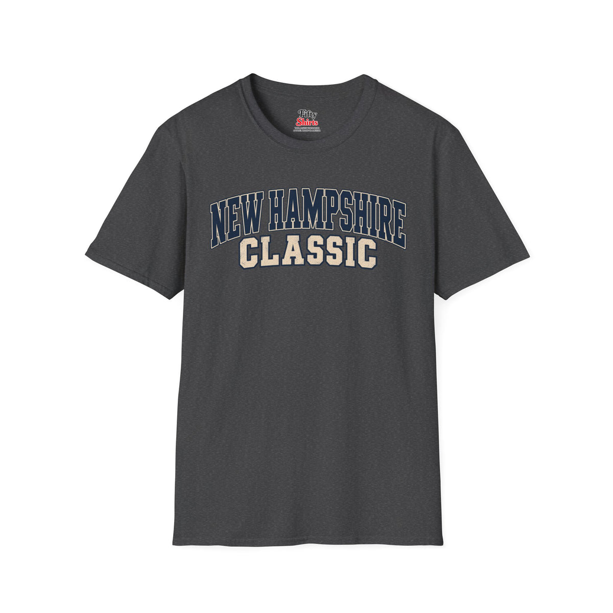 New Hampshire Classic Unisex Softstyle T Shirt State Name Graphic Tee