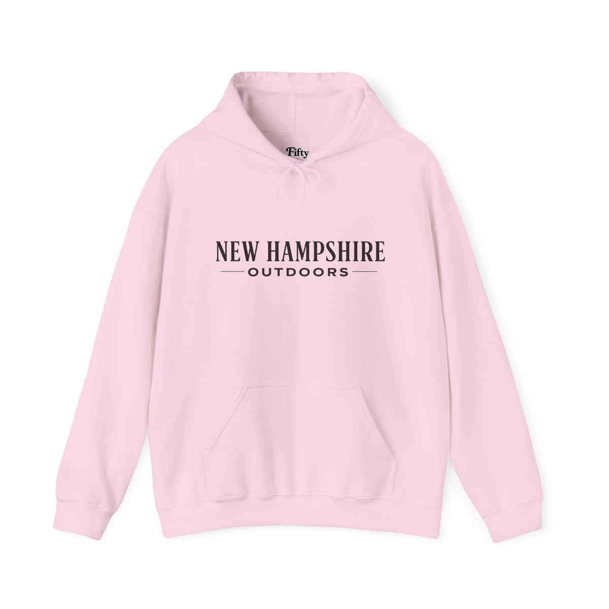New Hampshire Outdoors Unisex Hoodie State Name Graphic