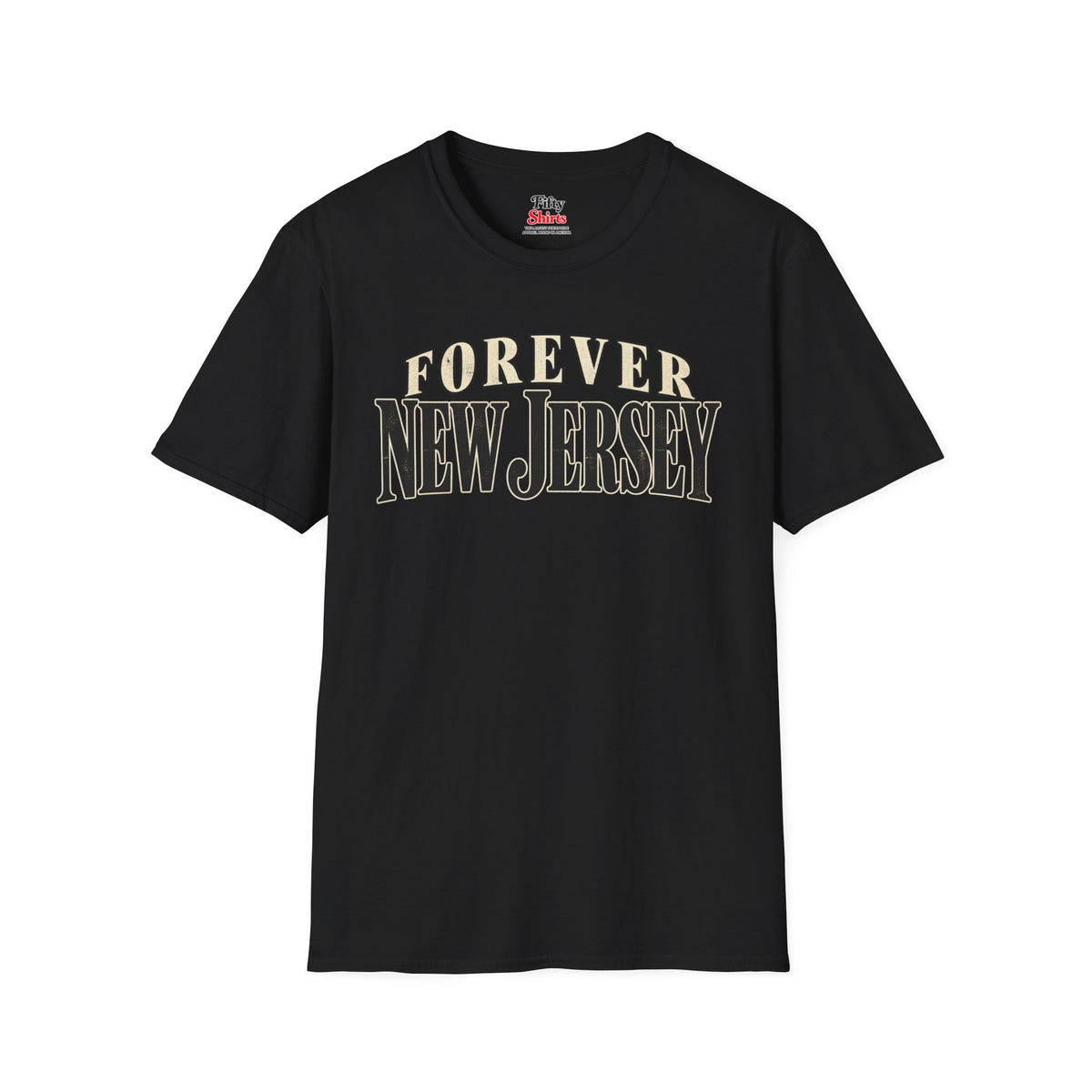 Forever New Jersey Unisex Softstyle T Shirt State Name Graphic Tee