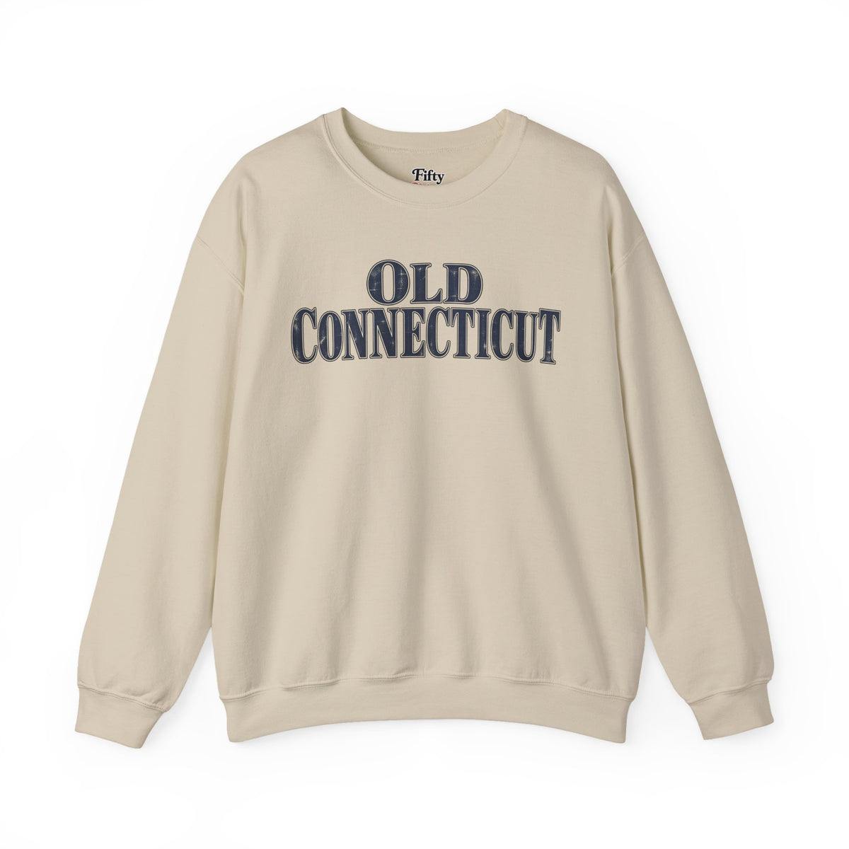 Old Connecticut Unisex Crewneck Sweatshirt State Name Graphic