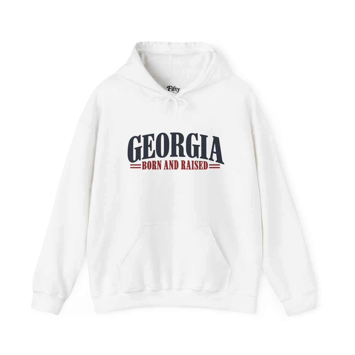 Georgia Born and Raised Premium Heritage Unisex Hoodie Graphic