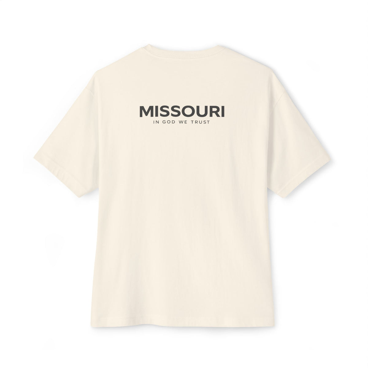 Missouri All State In God We Trust Unisex Casual Oversized Boxy Tee