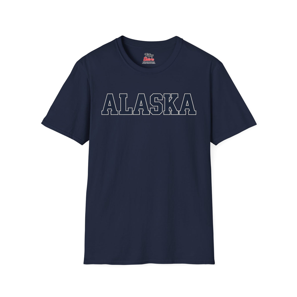 Alaska Unisex Softstyle T Shirt State Name Graphic Tee