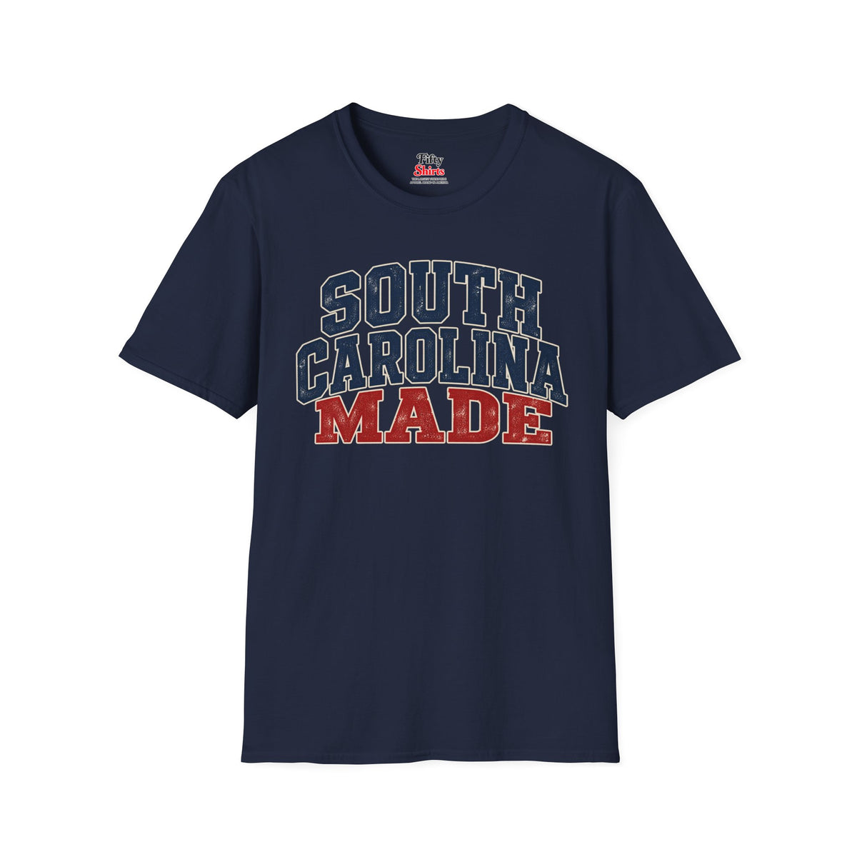 South Carolina Made Unisex Softstyle T Shirt State Name Graphic Tee