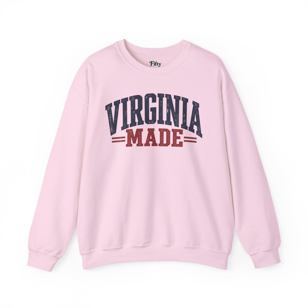 Virginia Made Unisex Crewneck Sweatshirt State Name Graphic