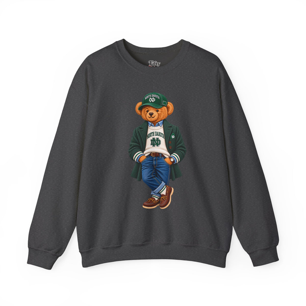 North Dakota- Game Day Teddy Bear Sweatshirt