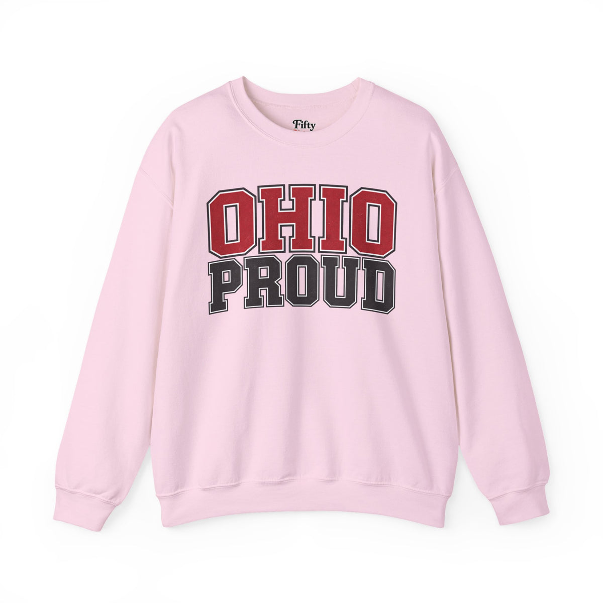 Ohio Proud Unisex Crewneck Sweatshirt State Name Graphic