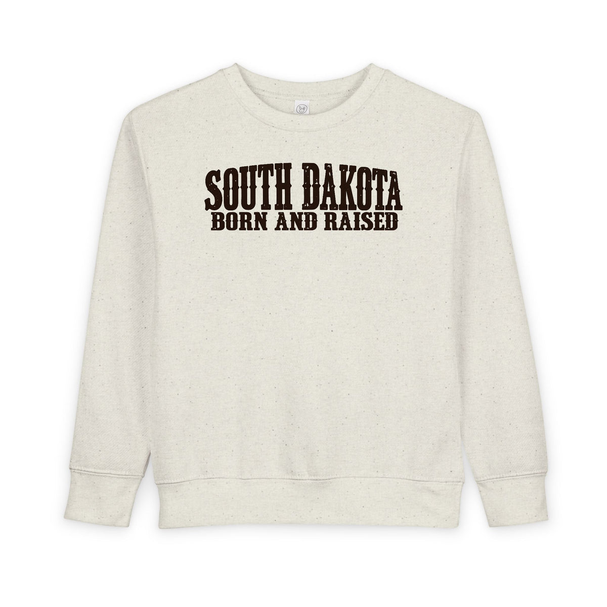 South Dakota Born and Raised Western Heritage Unisex Toddler Sweatshirt