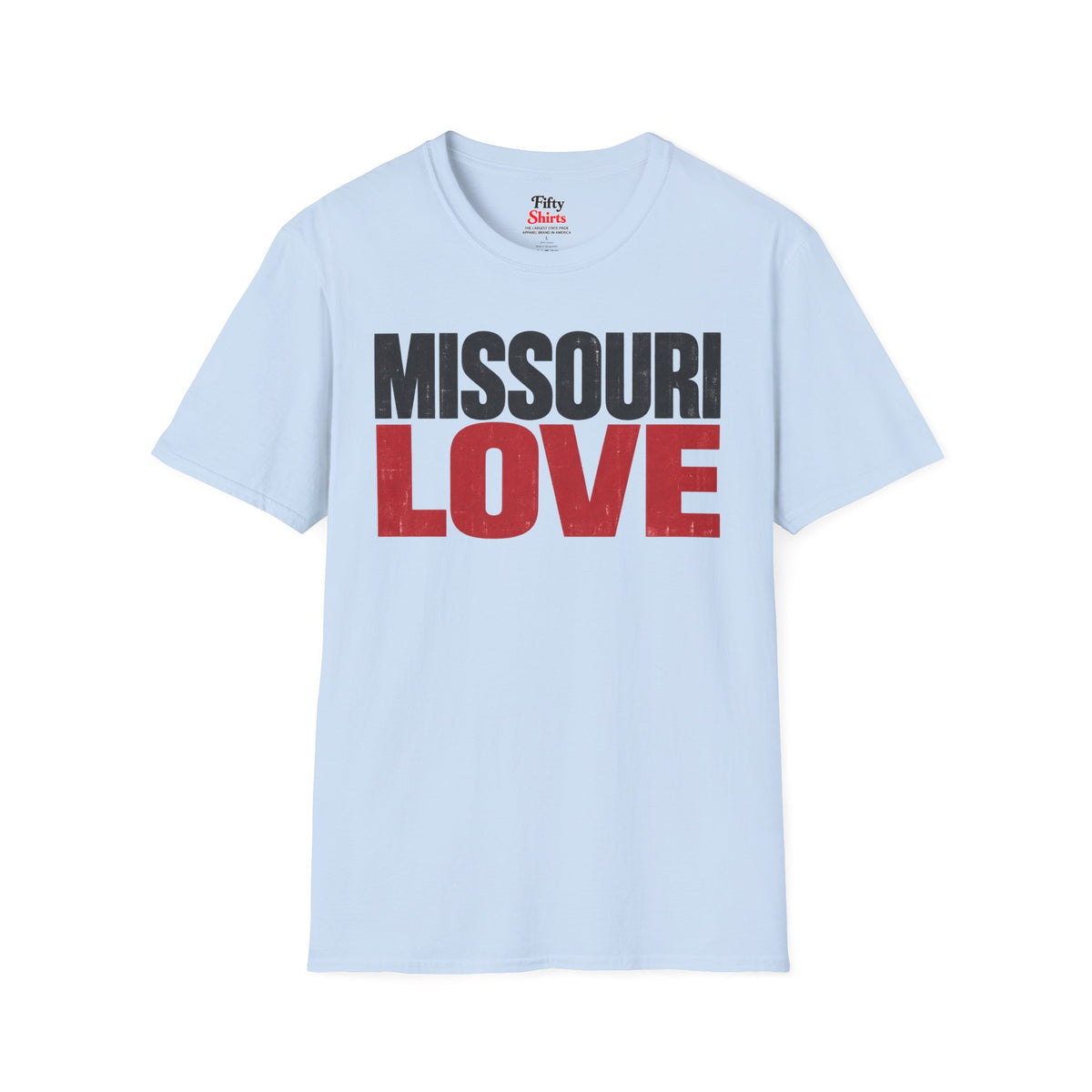 Missouri Love Unisex Softstyle T Shirt State Name Graphic Tee