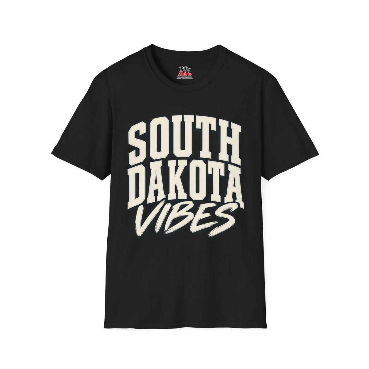 South Dakota Vibes Unisex Softstyle T Shirt State Name Graphic Tee