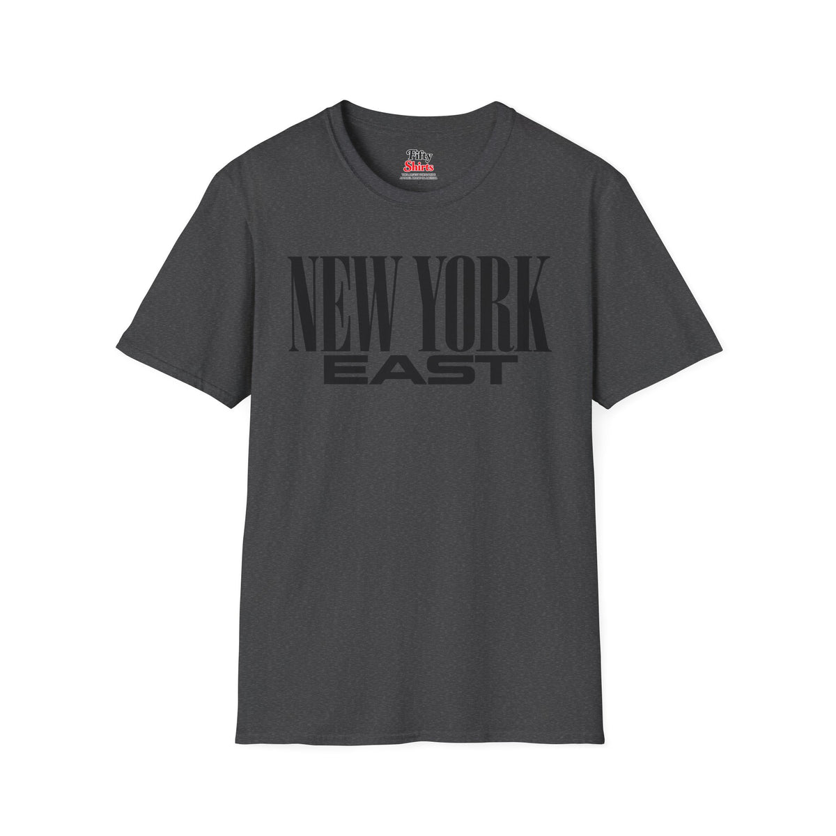 New York East Unisex Softstyle T Shirt State Name Graphic Tee