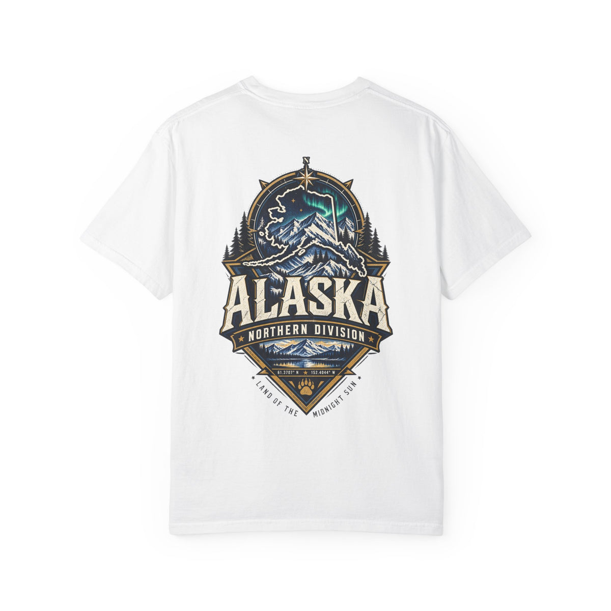 Alaska Northern Division Unisex Comfort Color 1717 Streetwear Graphic Tee