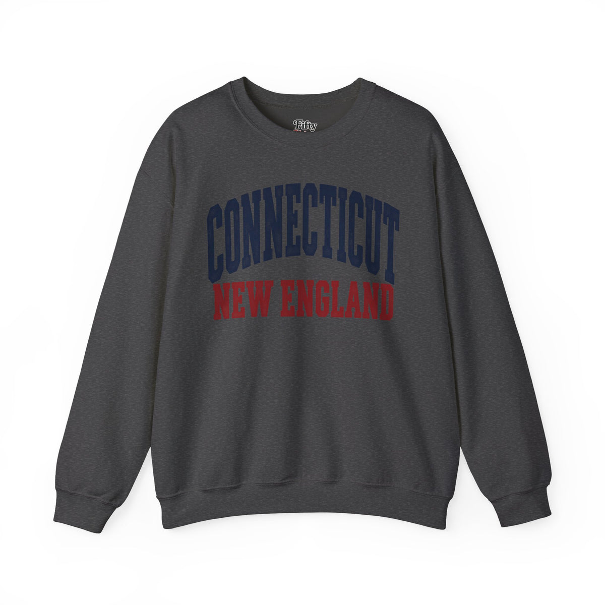 Connecticut New England Unisex Crewneck Sweatshirt State Name Graphic