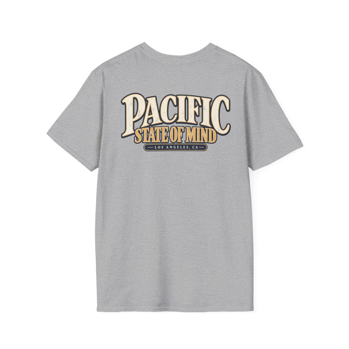 Pacific State Of Mind Los Angeles Unisex Softstyle Graphic Tee